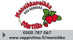 Mansikkapaikka Marttila logo